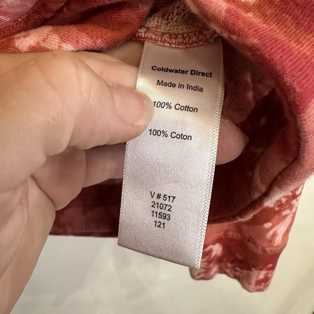 Womens Coldwater Creek 100% Cotton Light Dressy Jacket Rose‎ Pink Pink Button XL - Picture 6 of 10